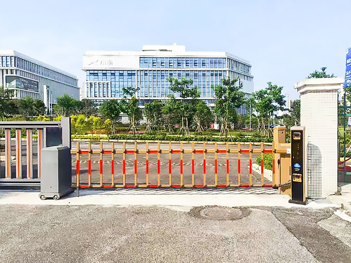 某廠區(qū)采用 “安快” 同進(jìn)同出車牌識(shí)別系統(tǒng)案例圖